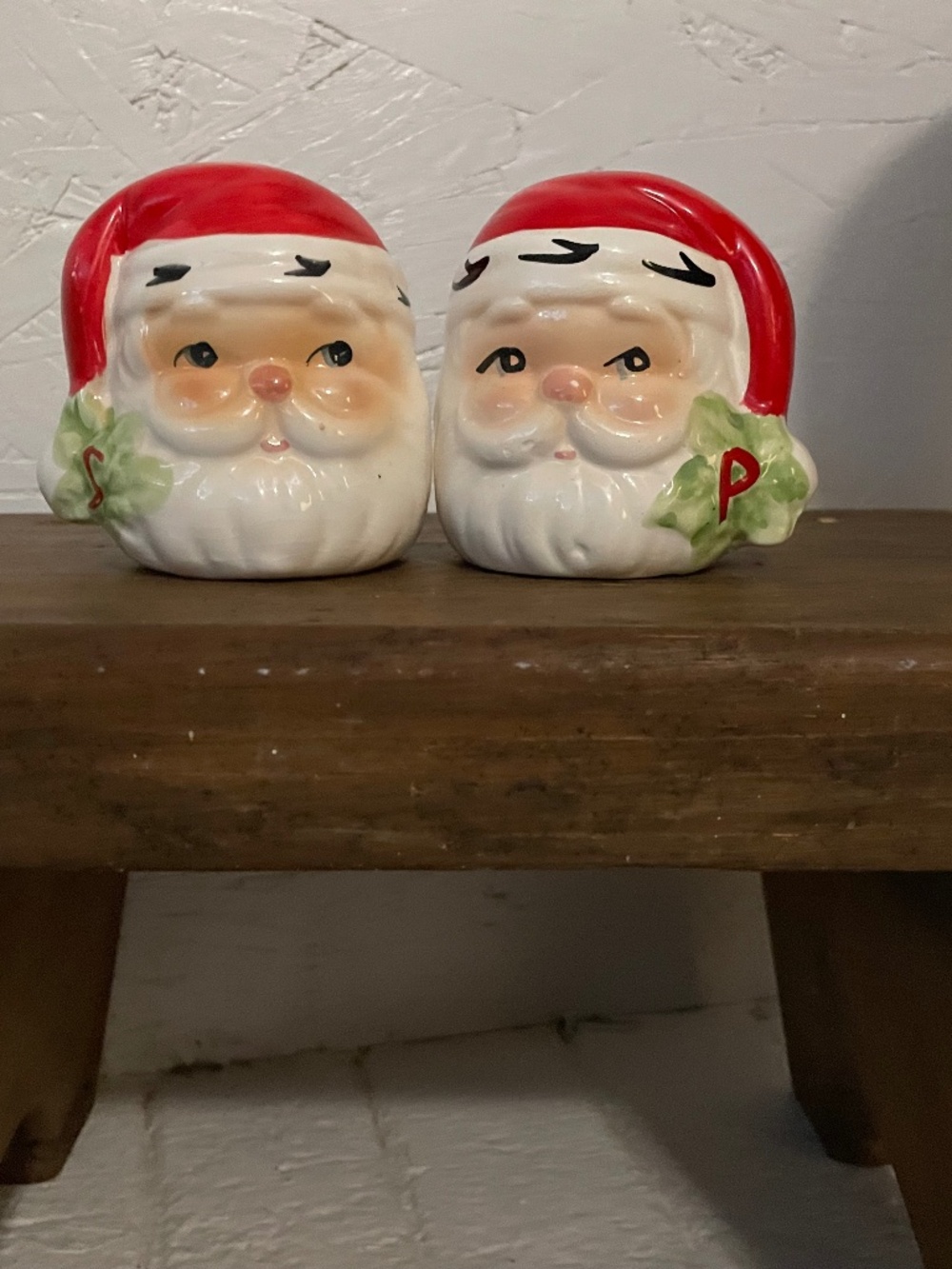 Vintage Josef Originals Santa Claus Salt & Pepper Shakers